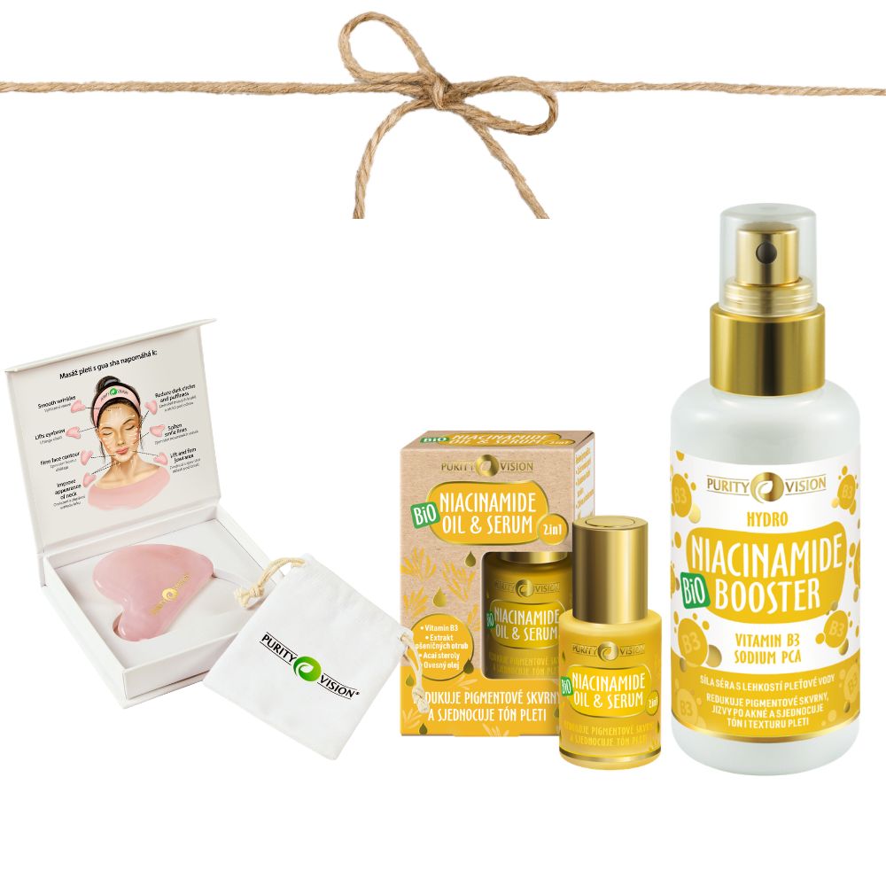 Niacinamid Lifting Szett Gua Sha-val