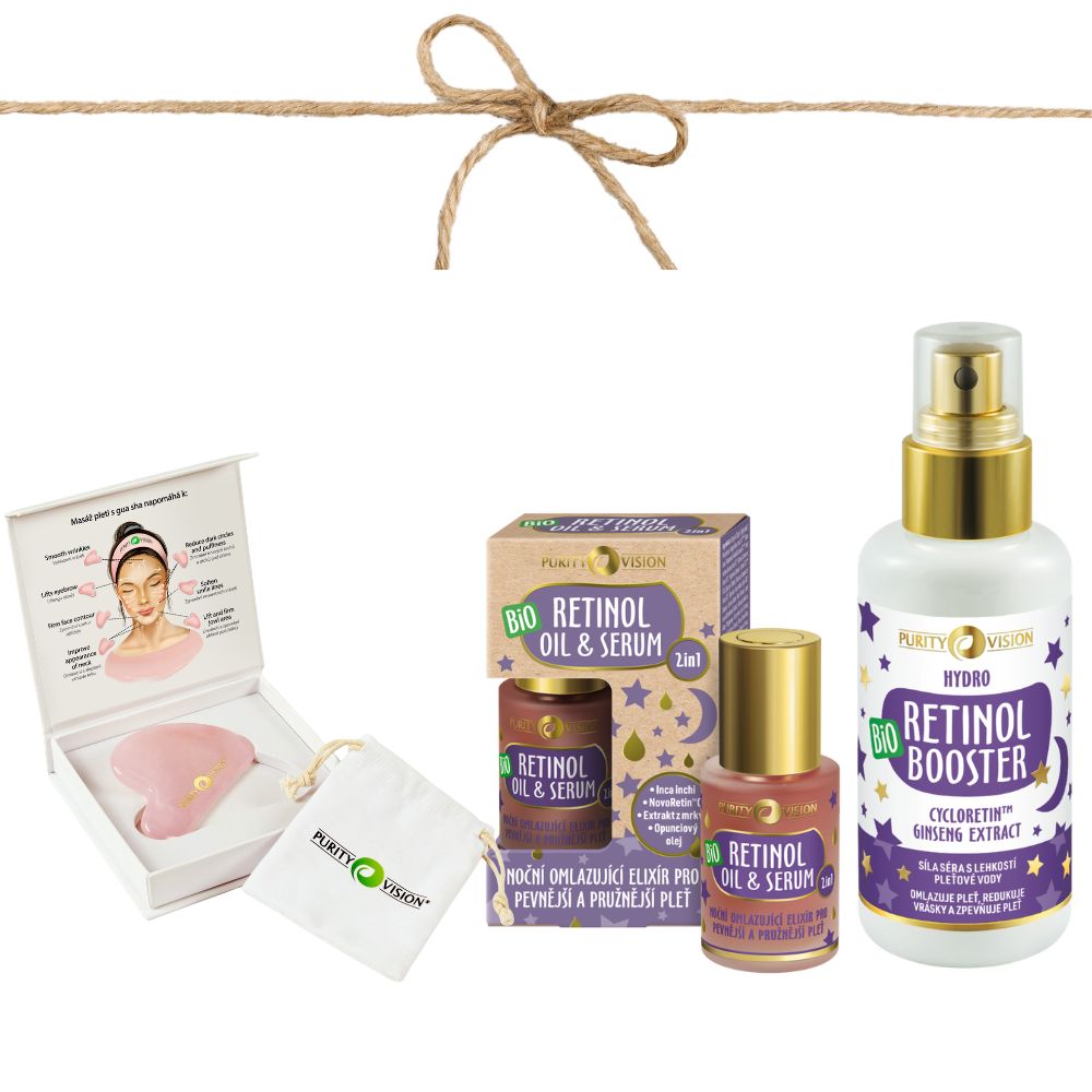 Retinol Lifting Szett Gua Sha-val