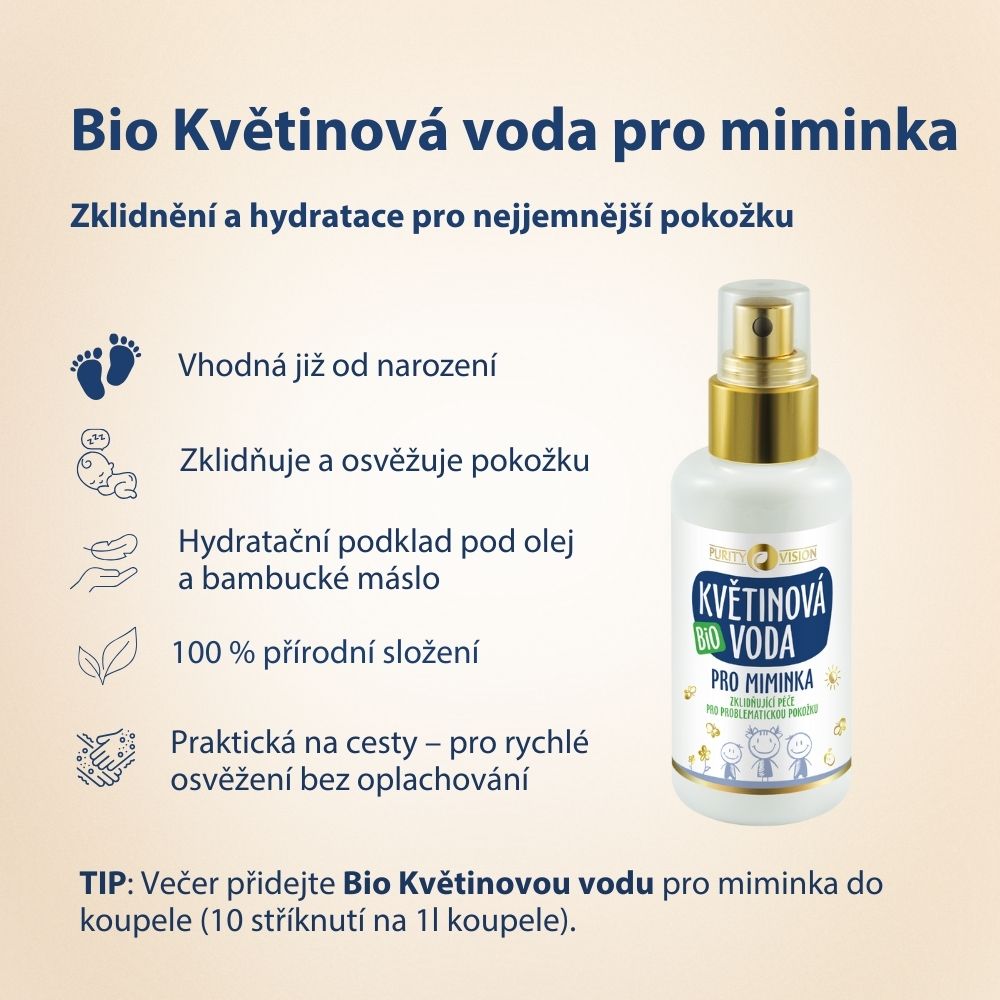 Bio virágvíz babáknak 200 ml