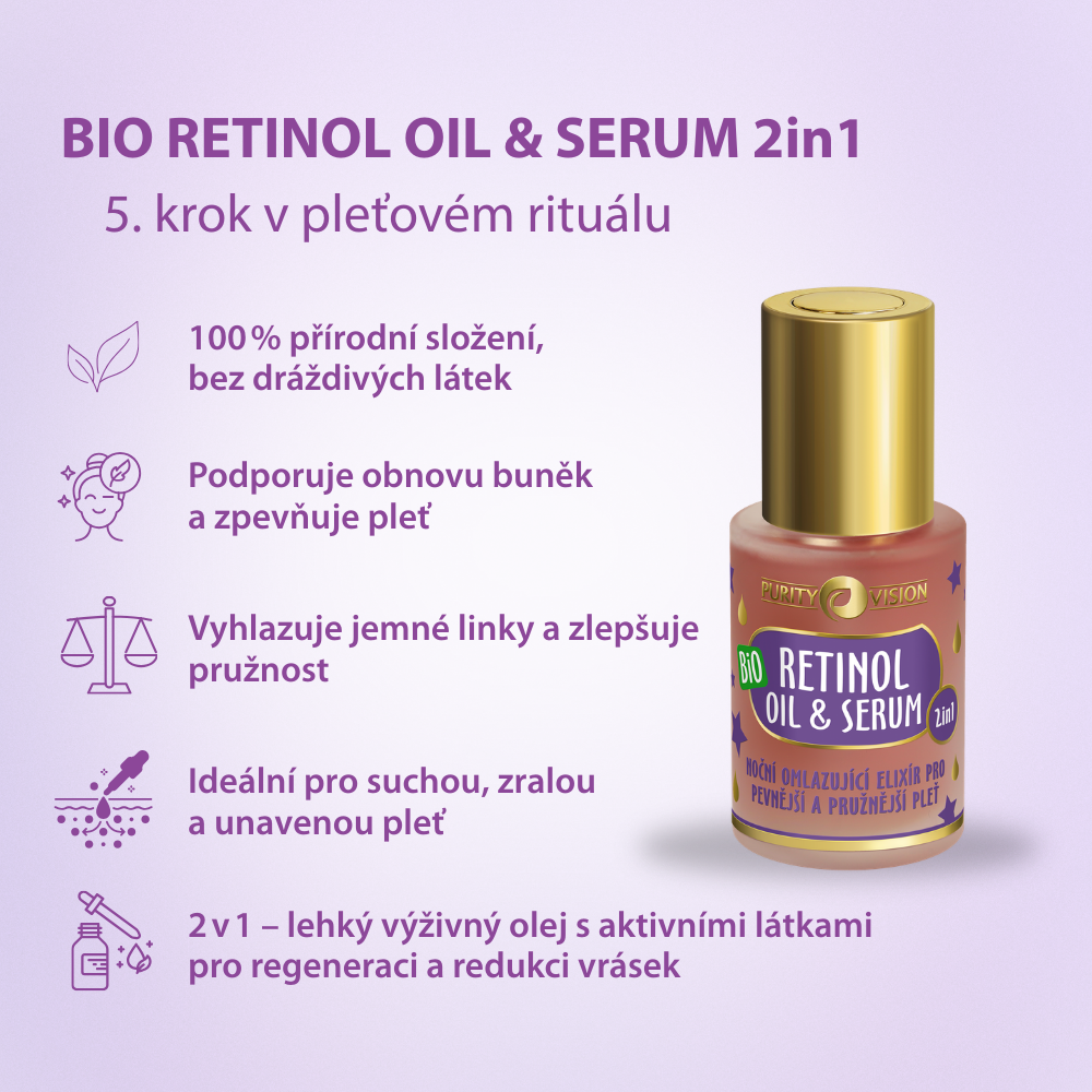 Bio Retinol Olaj & Szérum 2in1 30 ml