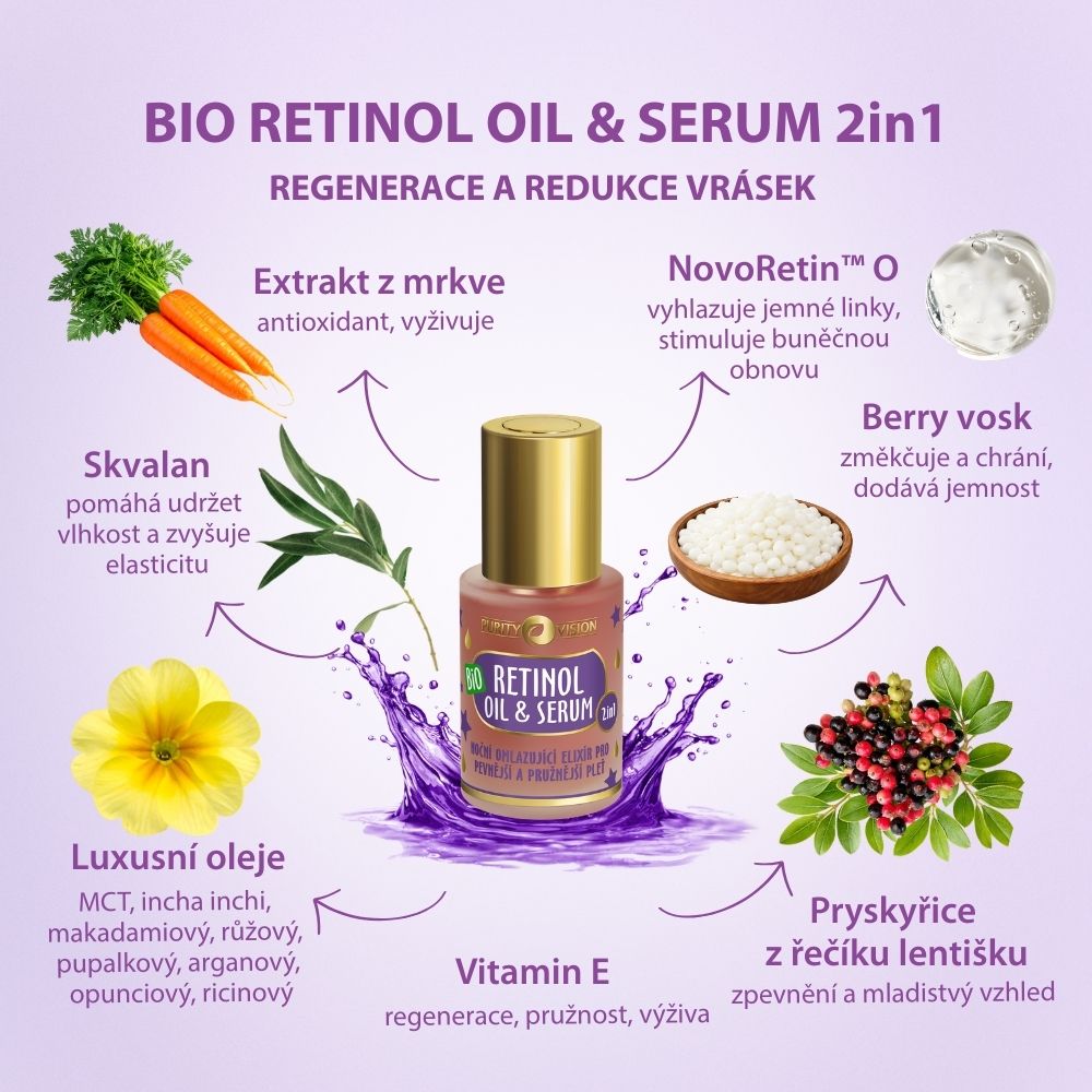 Bio Retinol Olaj & Szérum 2in1 30 ml