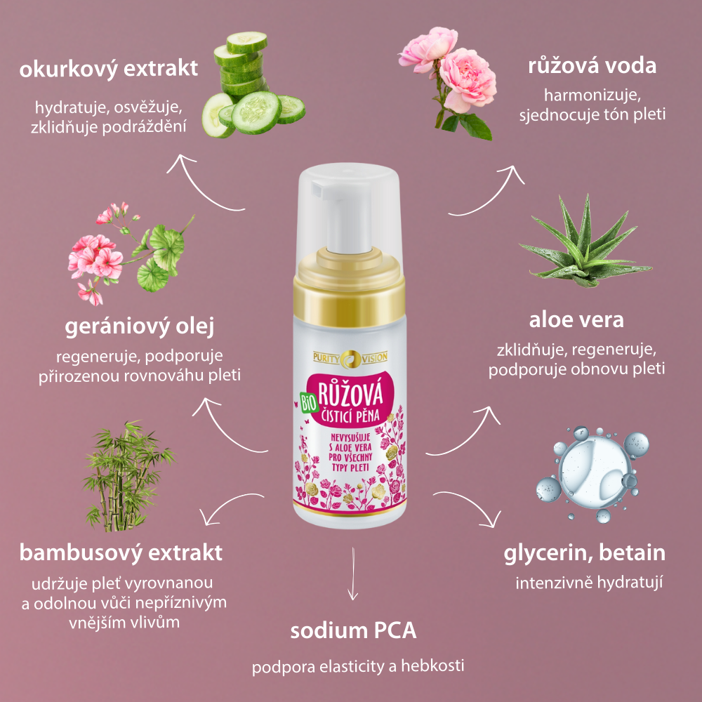 Bio Rose Tisztítóhab 90 ml