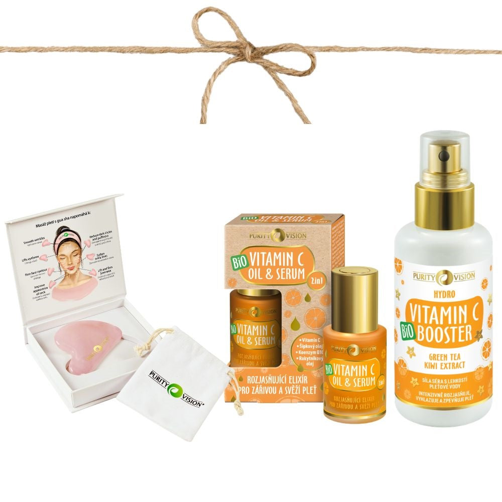 C-vitamin Lifting Szett Gua Sha-val